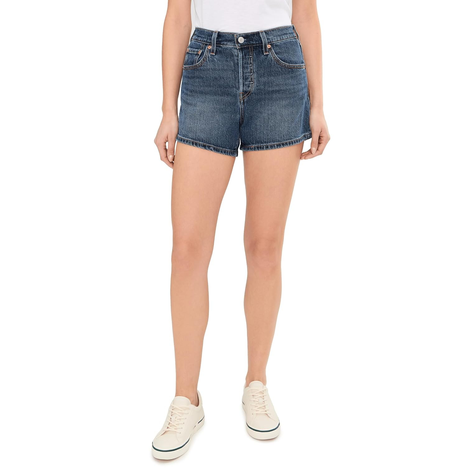 High Rise Denim Shorts For Women