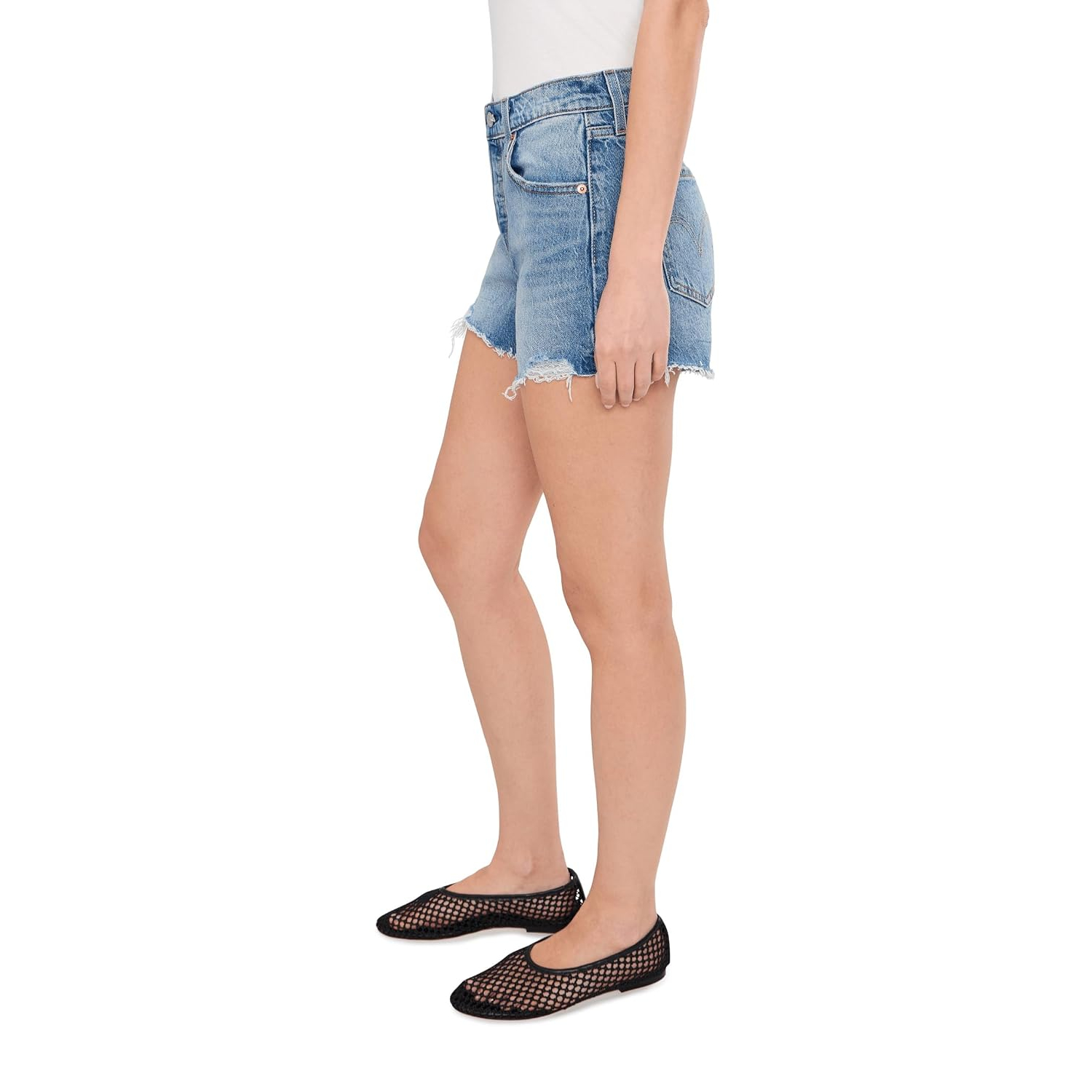 High Rise Denim Shorts For Women