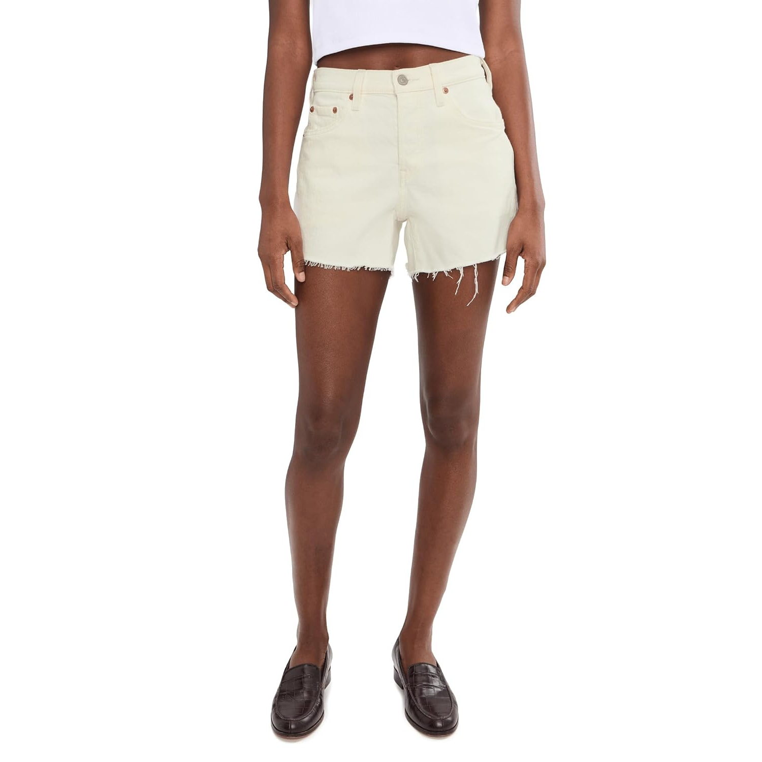 High Rise Denim Shorts For Women