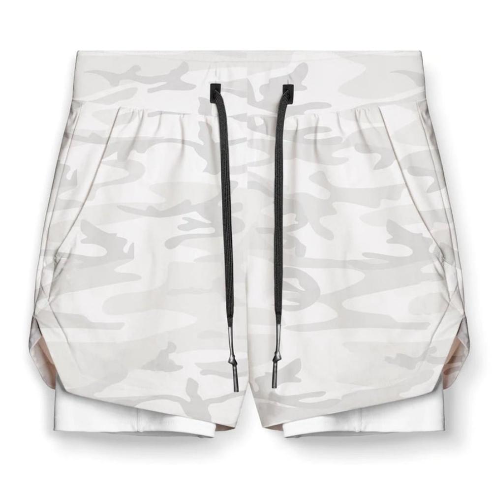 Quick Dry Sports Shorts With Secure Pockets-Waves And Trunks