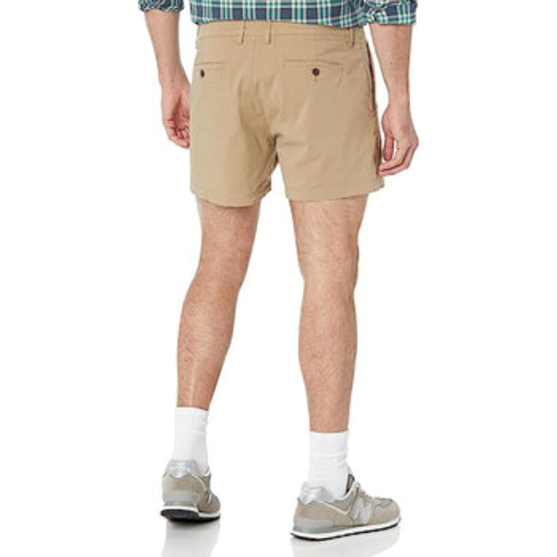 Slim Fit Flat Chino Short-Waves And Trunks