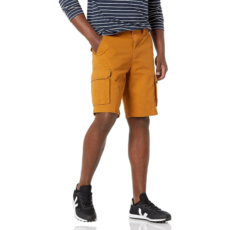 Classic Fit Button Closure Cargo Short-Waves And Trunks