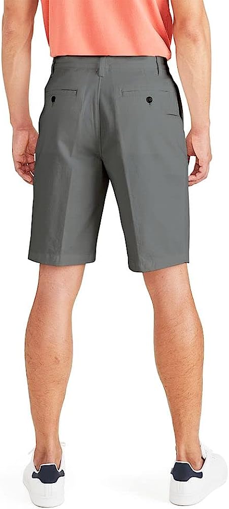 Shorts With Zip Fly And Welt Pockets-Waves And Trunks