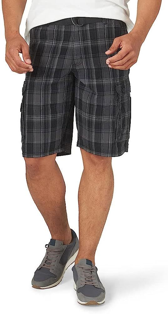 Loose Fit With Belt Utility Cargo Shorts-Waves And Trunks