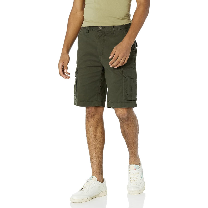 Button Closure Classic Fit Cargo Short-Waves And Trunks