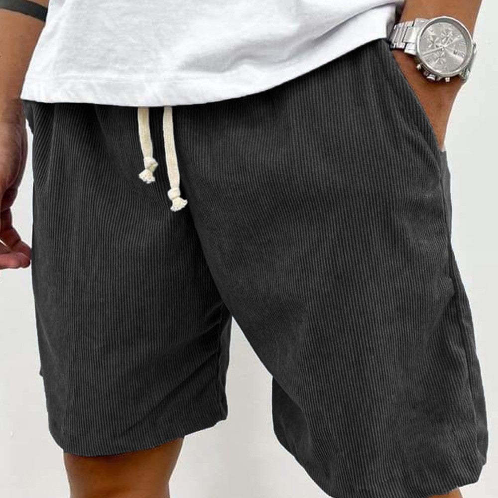 Soft Ribbed Corduroy Shorts-Waves And Trunks