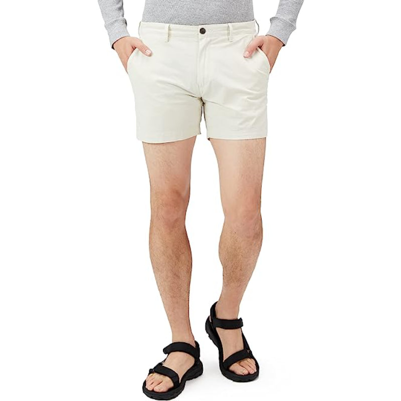 Slim Fit Flat Chino Short-Waves And Trunks