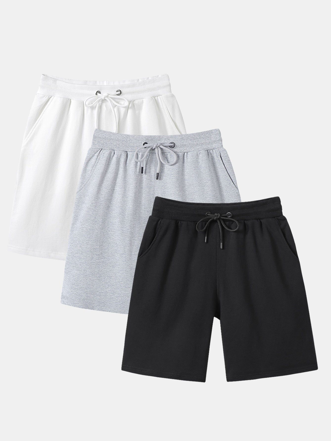 3 Pieces Casual Beach Shorts-Waves And Trunks