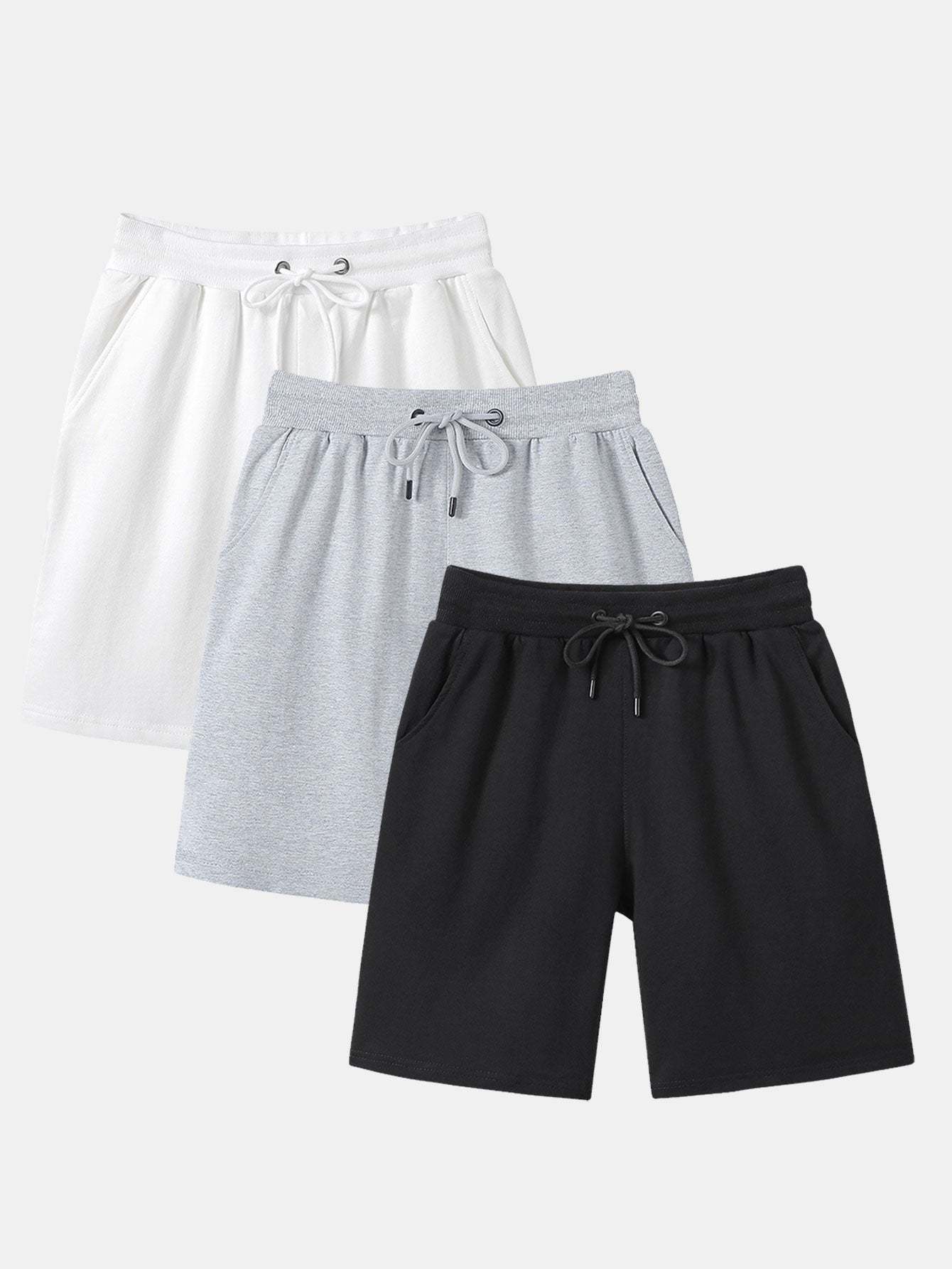 3 Pieces Casual Beach Shorts-Waves And Trunks