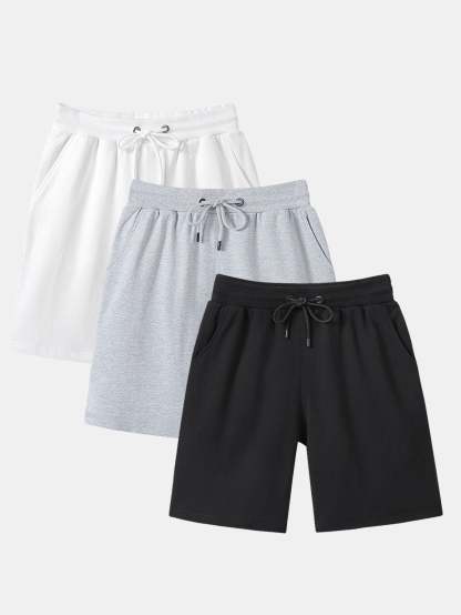 3 Pieces Casual Beach Shorts-Waves And Trunks