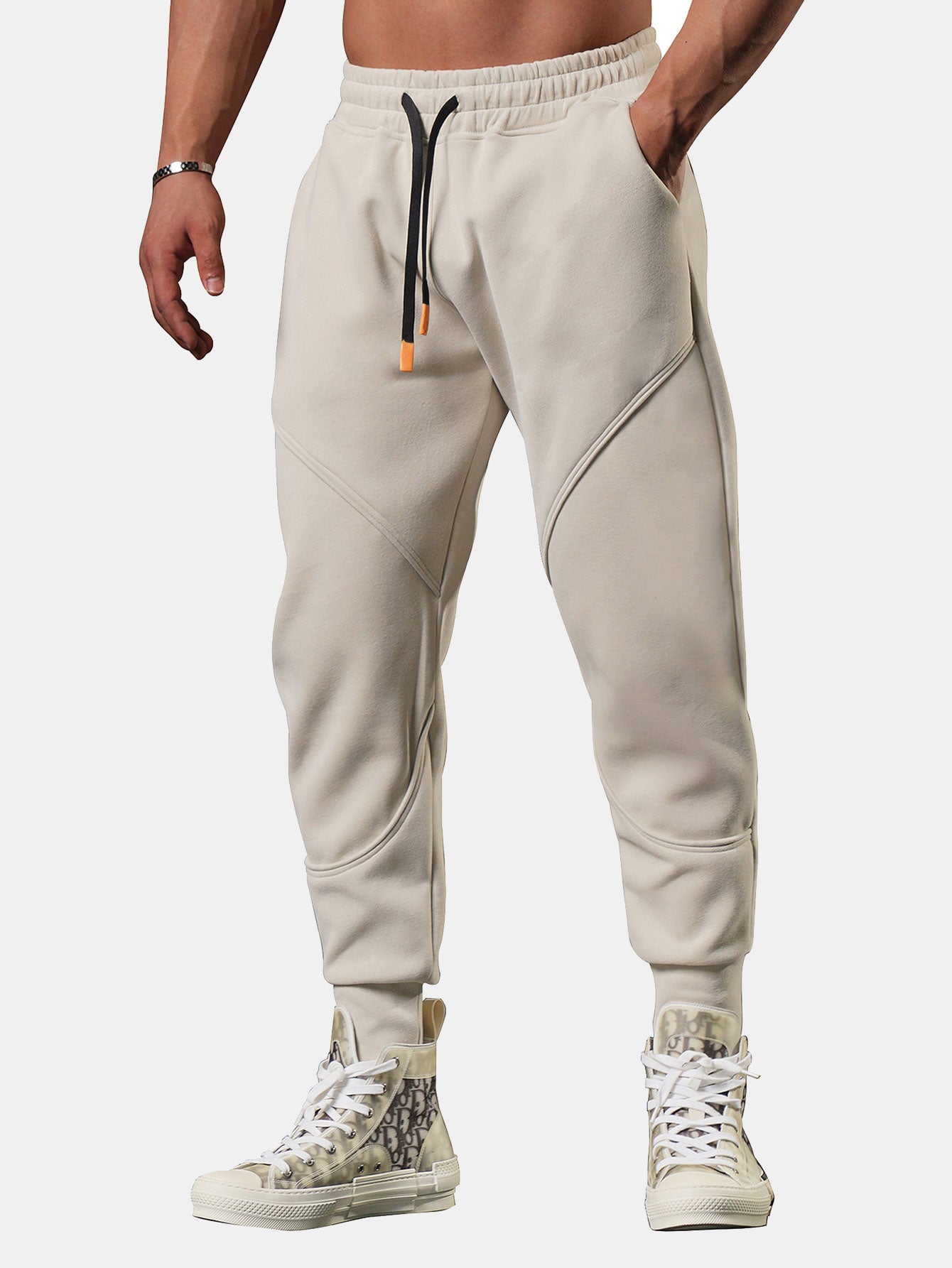 Bold Stitch Athletic Joggers-Waves And Trunks