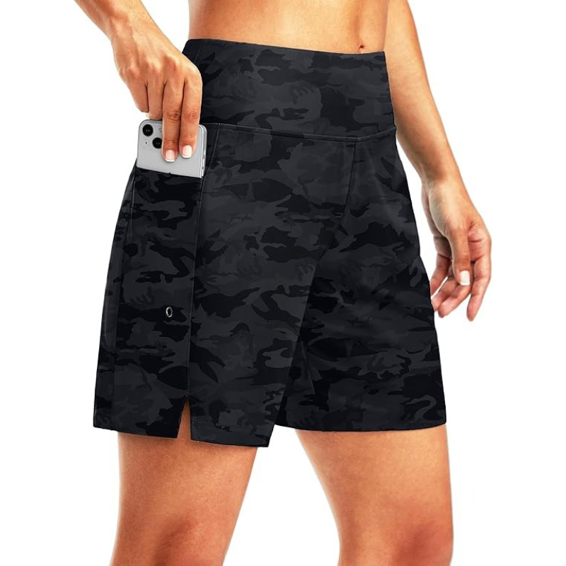 Elastic Swim Shorts – Quick-Dry with Liner and Functional Pockets-Waves And Trunks