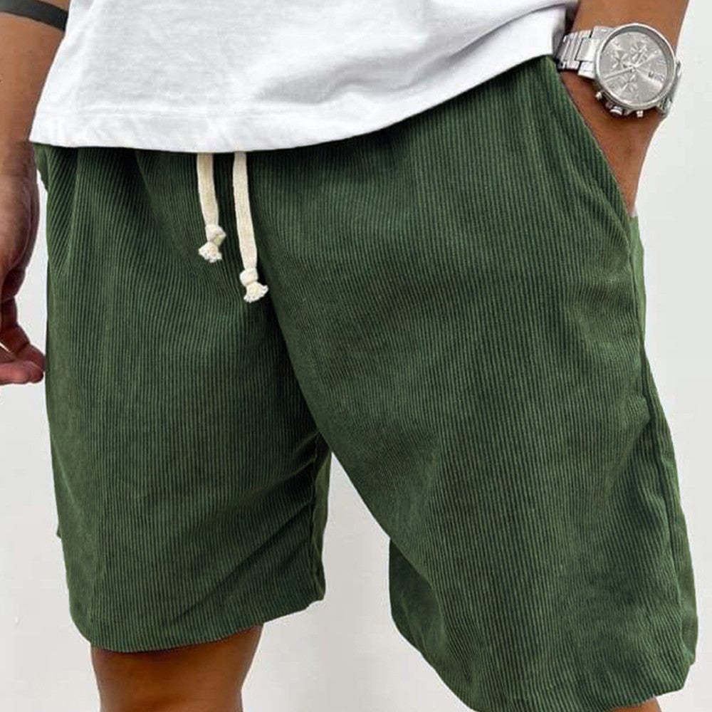Soft Ribbed Corduroy Shorts-Waves And Trunks
