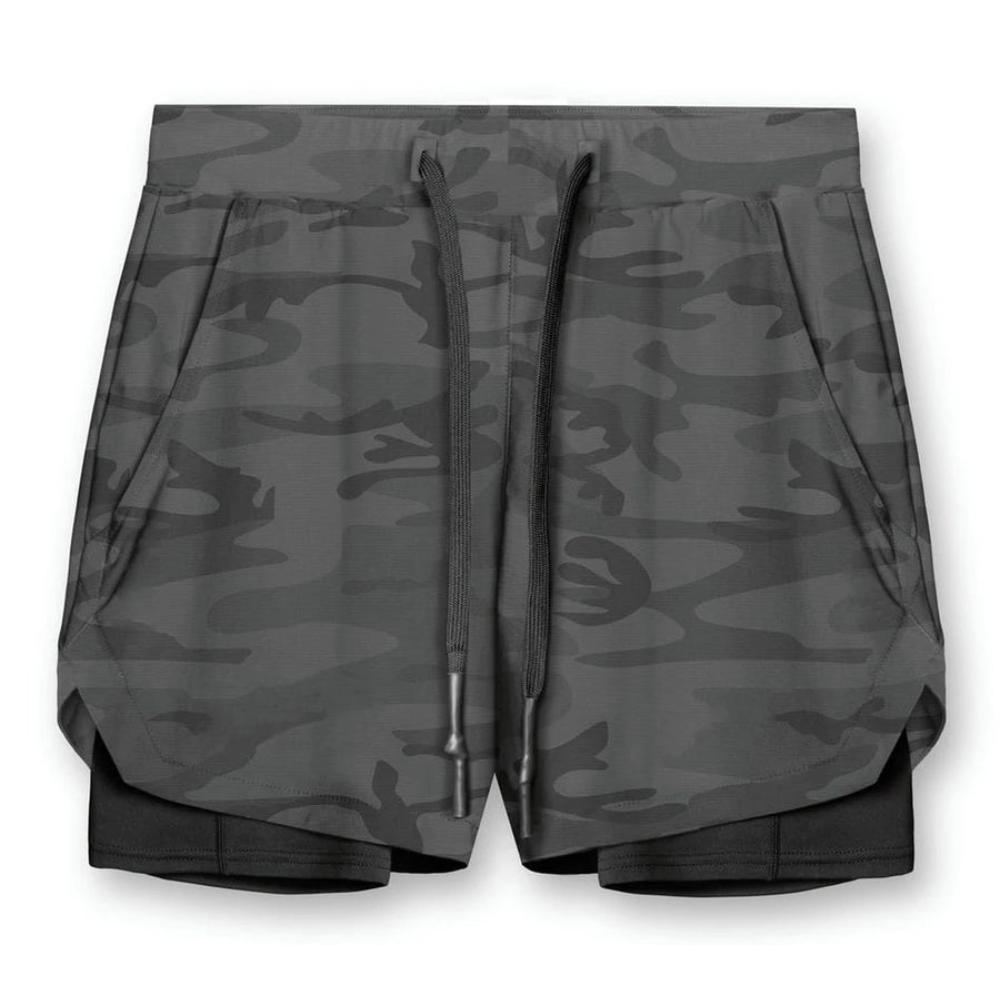 Quick Dry Sports Shorts With Secure Pockets-Waves And Trunks