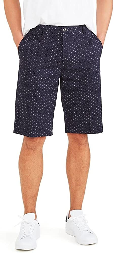 Classic Fit Shorts With Zip Fly And Welt Pockets-Waves And Trunks