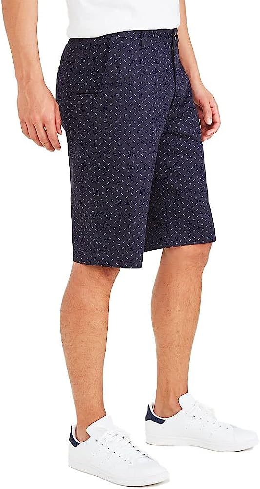 Classic Fit Shorts With Zip Fly And Welt Pockets-Waves And Trunks