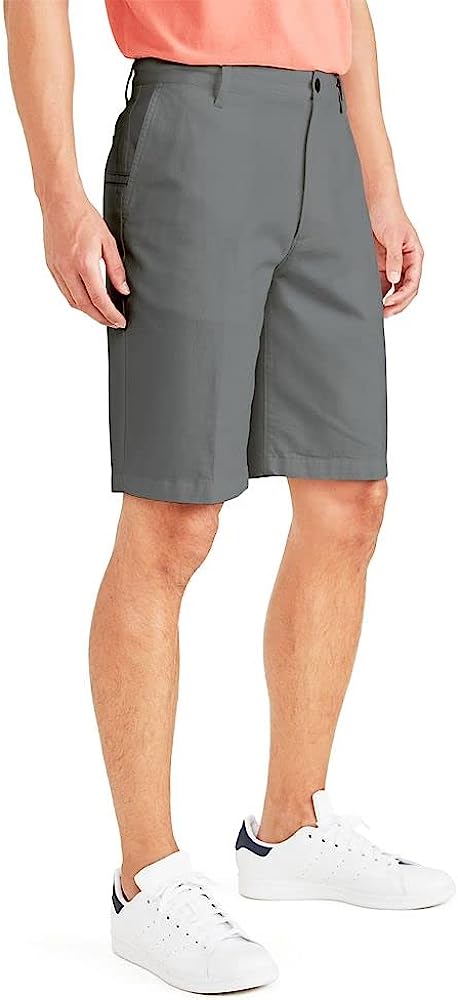 Shorts With Zip Fly And Welt Pockets-Waves And Trunks