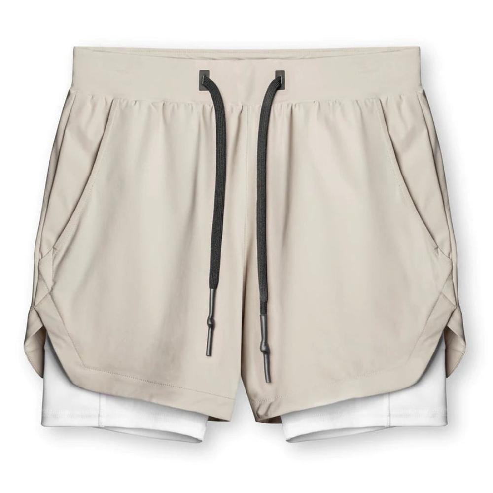 Quick Dry Sports Shorts With Secure Pockets-Waves And Trunks