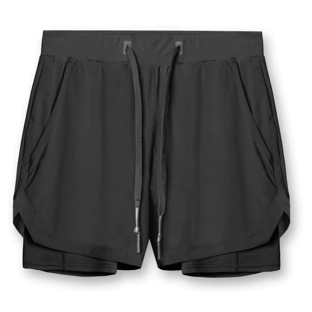 Quick Dry Sports Shorts With Secure Pockets-Waves And Trunks