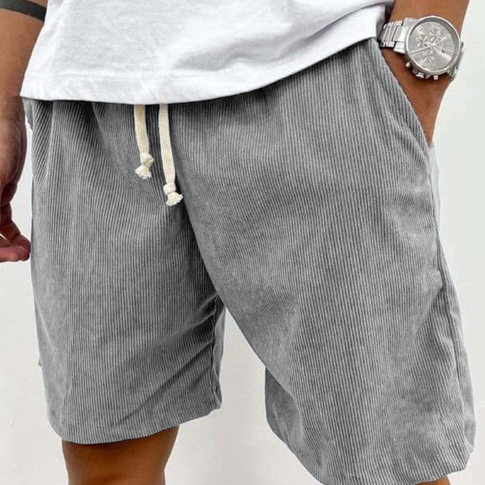 Soft Ribbed Corduroy Shorts-Waves And Trunks