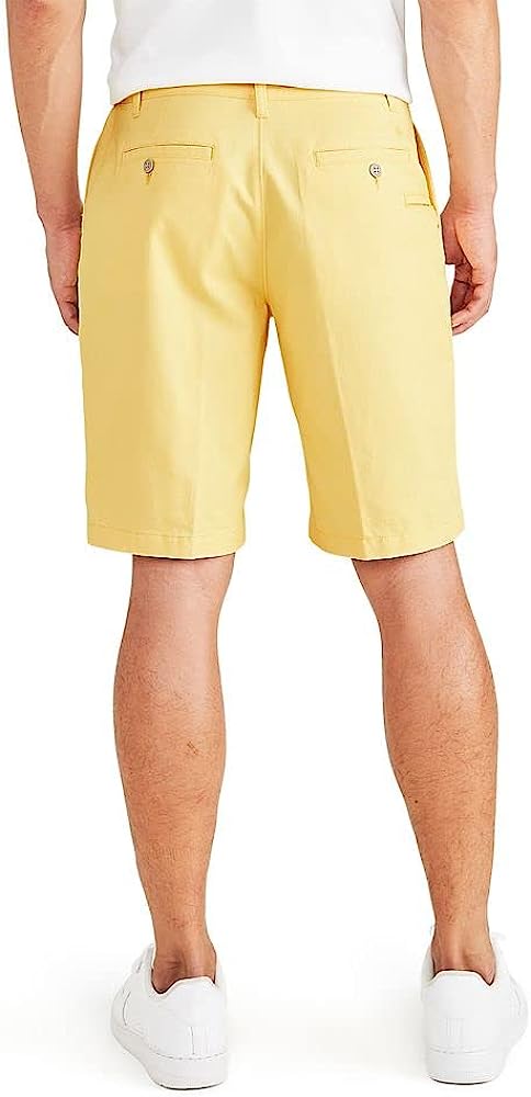 Classic Fit Shorts With Zip Fly And Welt Pockets-Waves And Trunks
