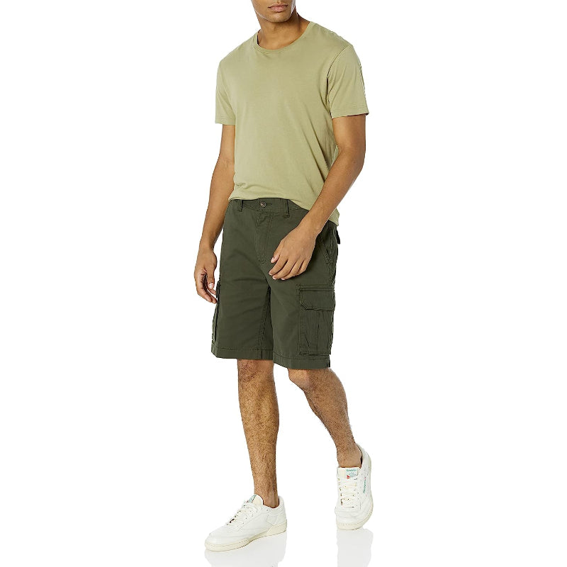 Button Closure Classic Fit Cargo Short-Waves And Trunks