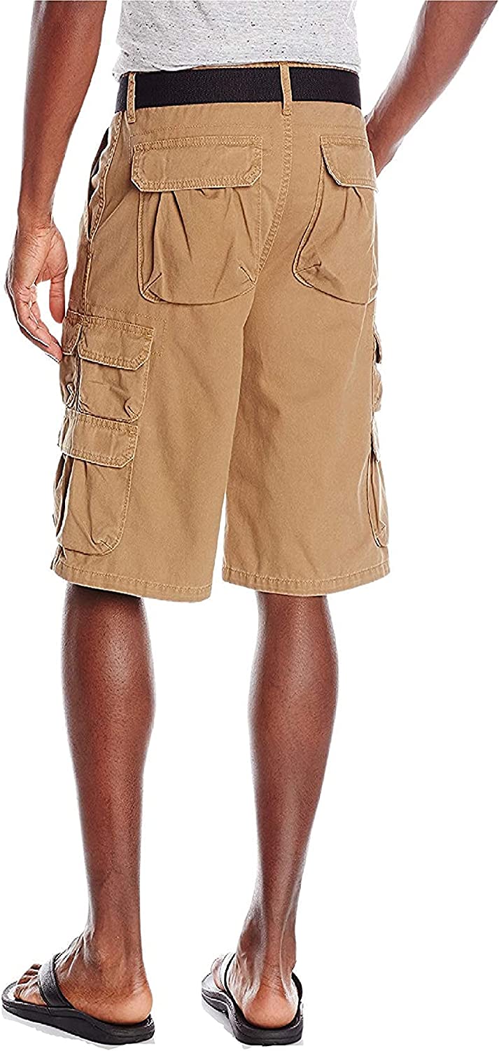 Comfortable And Durable Twill Cargo Shorts-Waves And Trunks