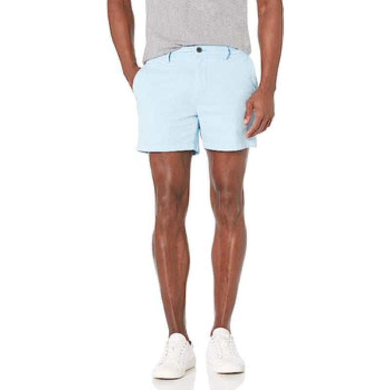 Slim Fit Flat Chino Short-Waves And Trunks