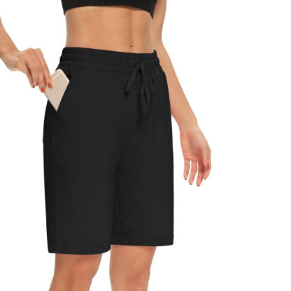 Drawstring Lounge Shorts Pockets – Comfortable Shorts-Waves And Trunks