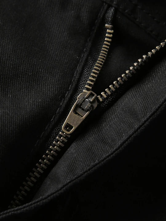 Chino Shorts With Stud Pocket-Waves And Trunks