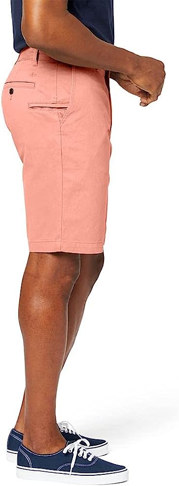 Shorts With Zip Fly And Welt Pockets-Waves And Trunks