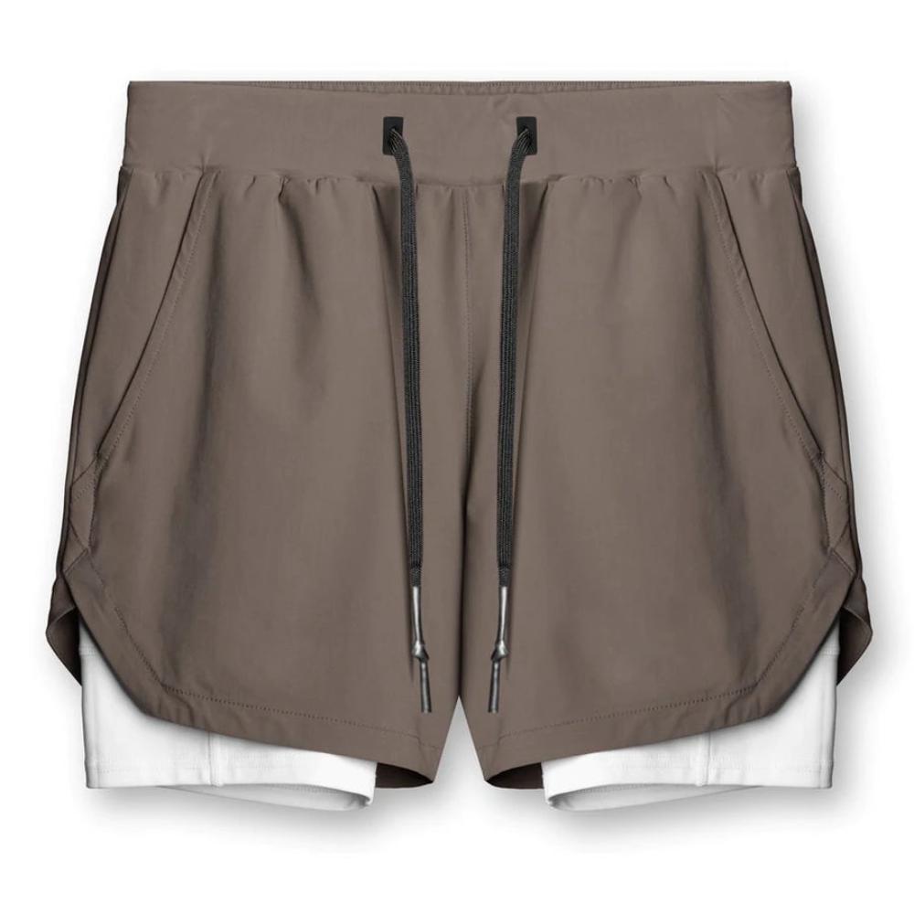 Quick Dry Sports Shorts With Secure Pockets-Waves And Trunks