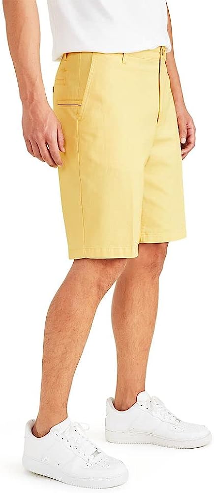 Classic Fit Shorts With Zip Fly And Welt Pockets-Waves And Trunks