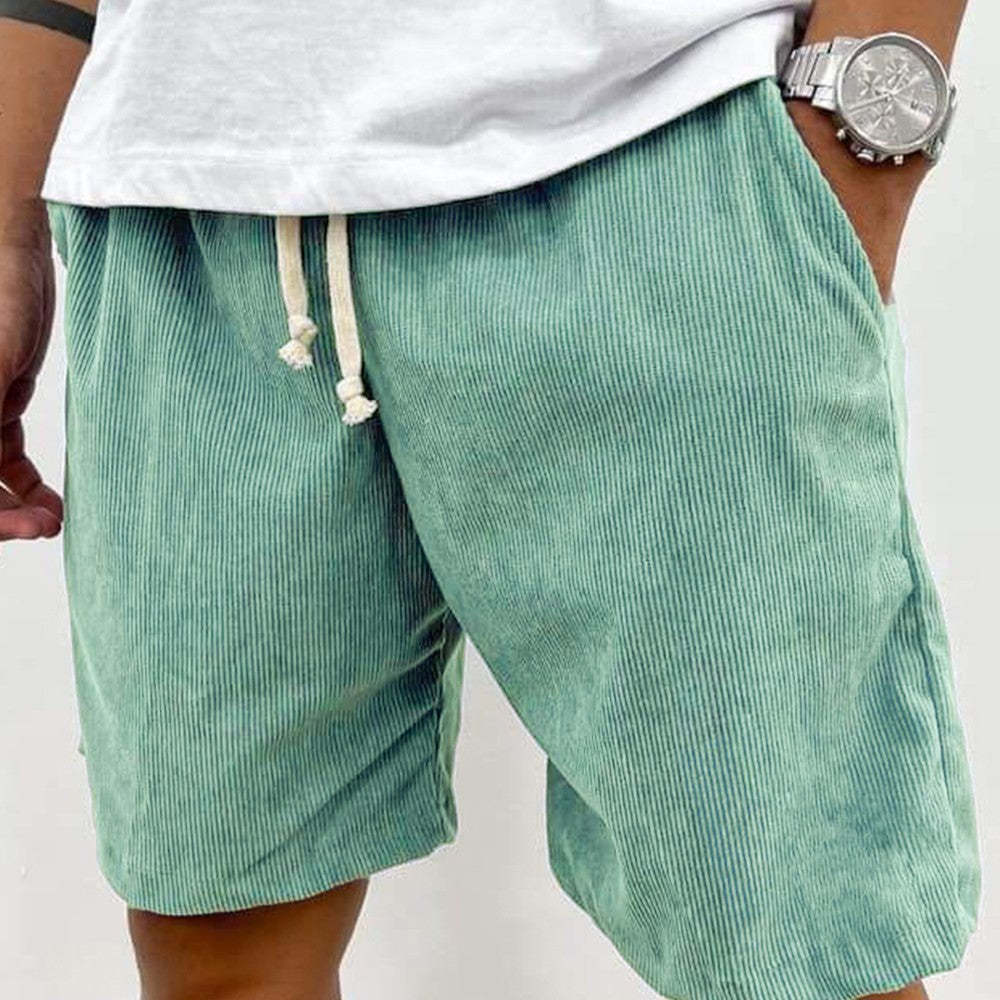 Soft Ribbed Corduroy Shorts-Waves And Trunks