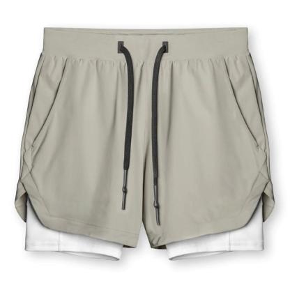 Quick Dry Sports Shorts With Secure Pockets-Waves And Trunks