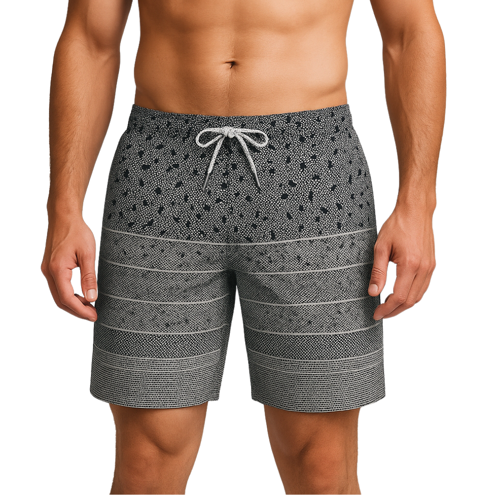 Casual Drawstring Swim Trunks