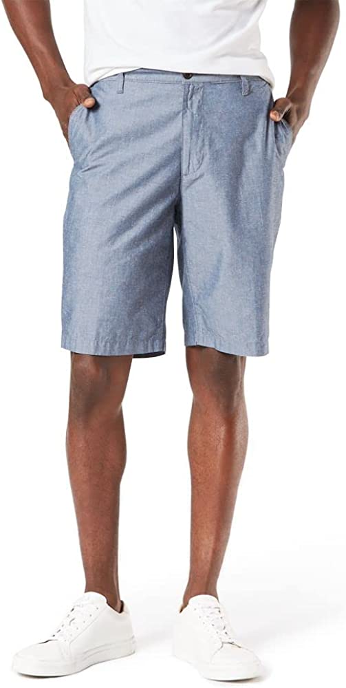 Shorts With Zip Fly And Welt Pockets-Waves And Trunks