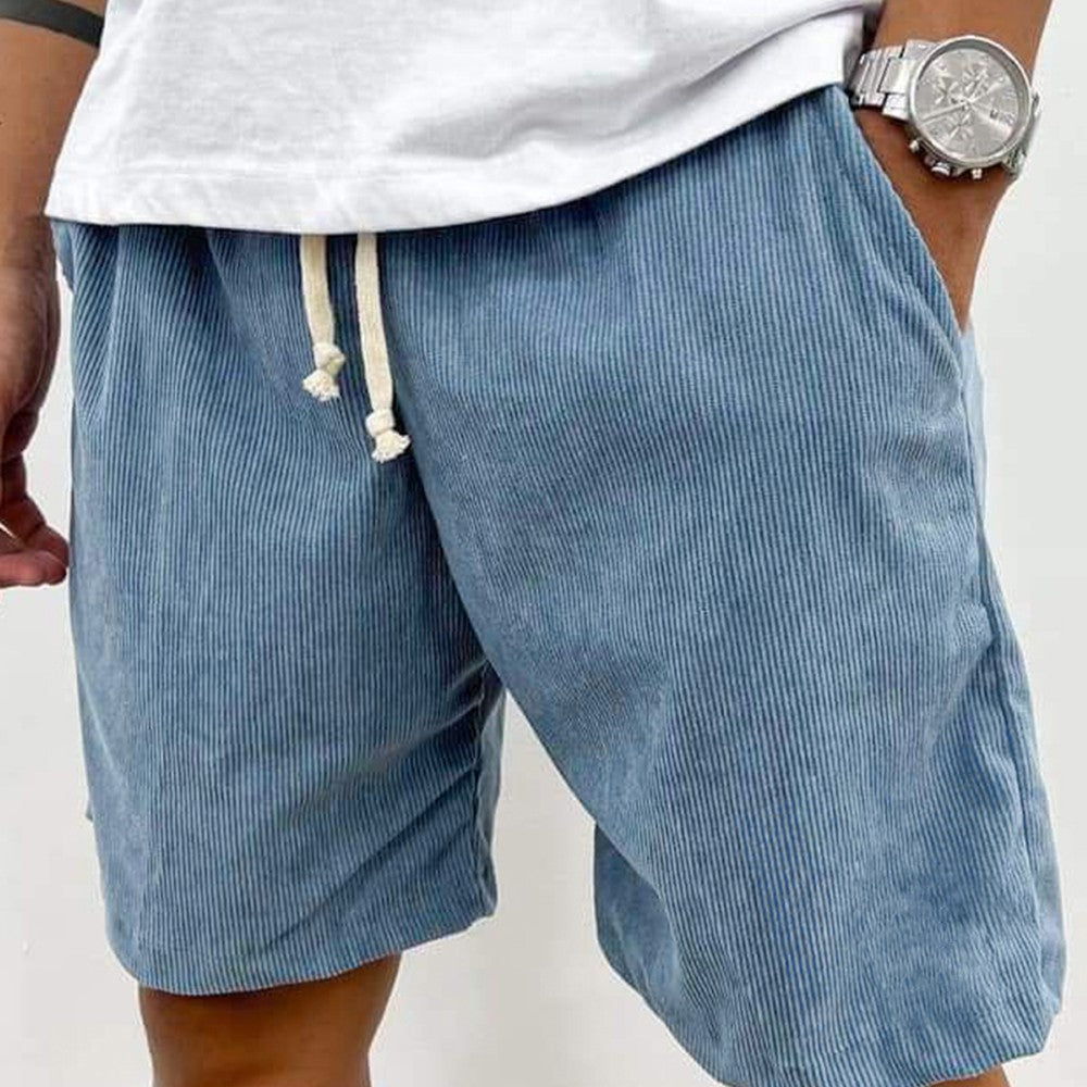 Soft Ribbed Corduroy Shorts-Waves And Trunks