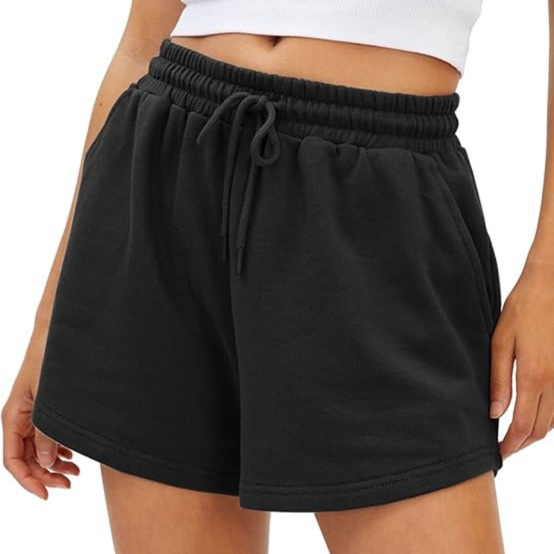 Soft Drawstring Lounge Shorts – Lightweight Comfort with Side Pockets-Waves And Trunks