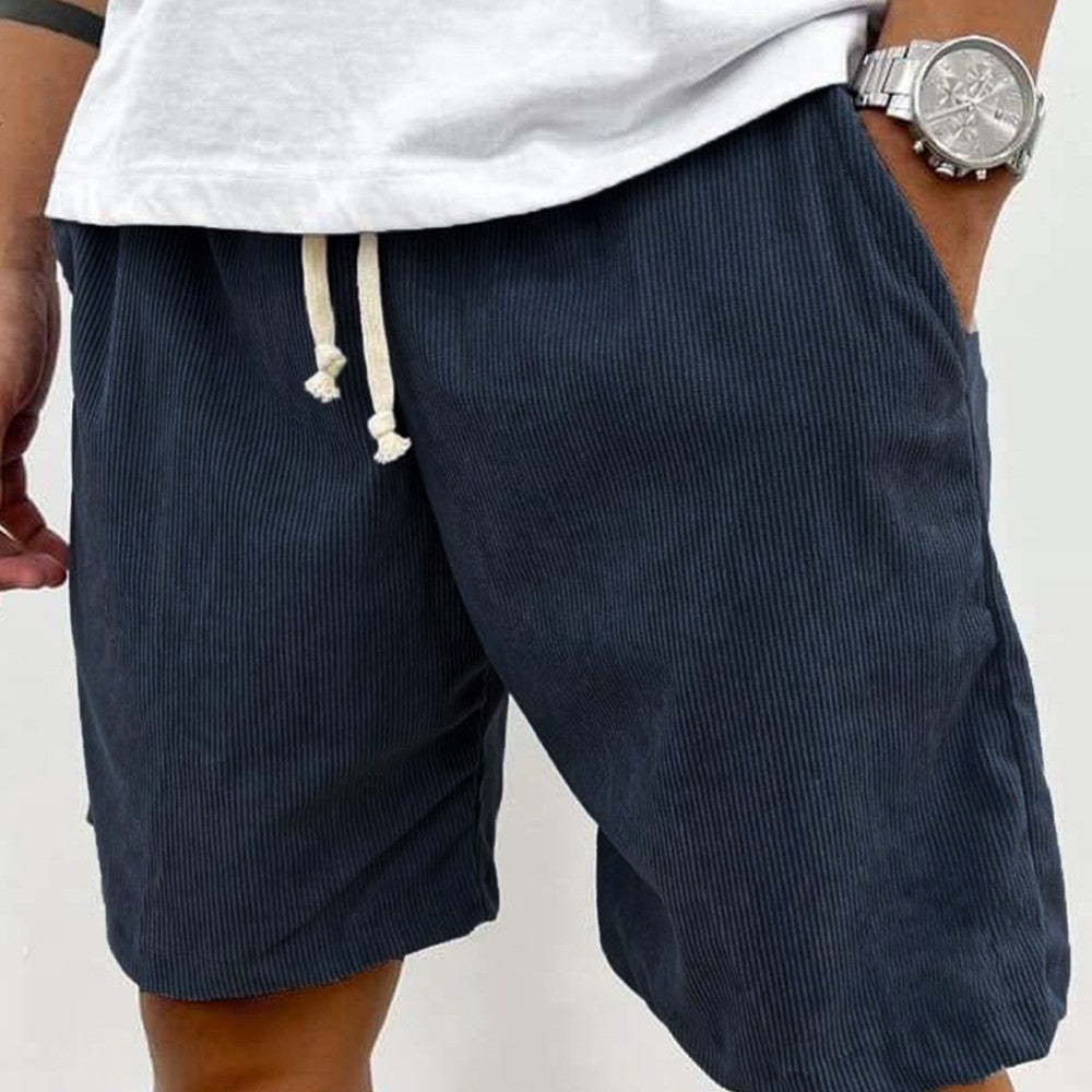 Soft Ribbed Corduroy Shorts-Waves And Trunks