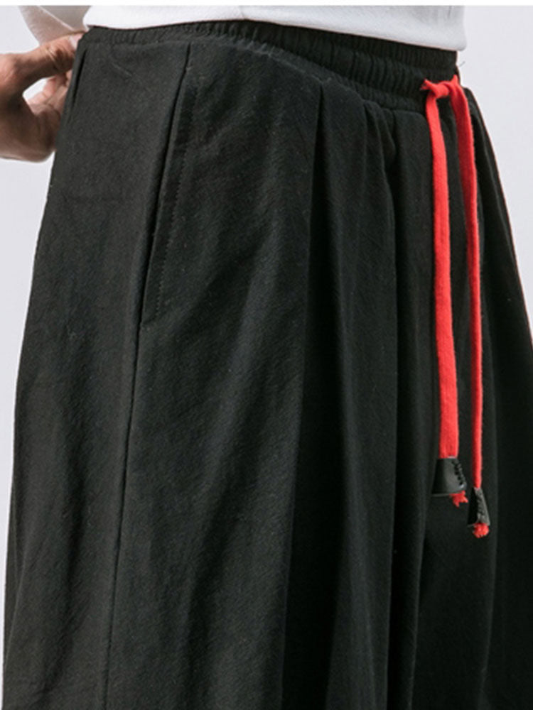 Harlan Loose Drawstring Pants-Waves And Trunks