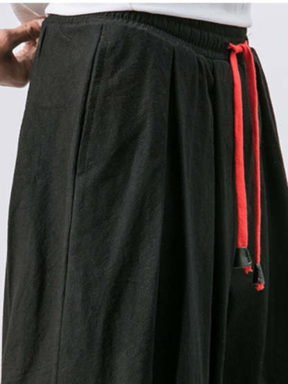 Harlan Loose Drawstring Pants-Waves And Trunks