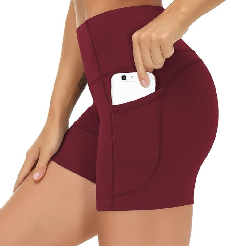 Pilates Workout Shorts – Deep Pocket for Comfort and Flexibility-Waves And Trunks