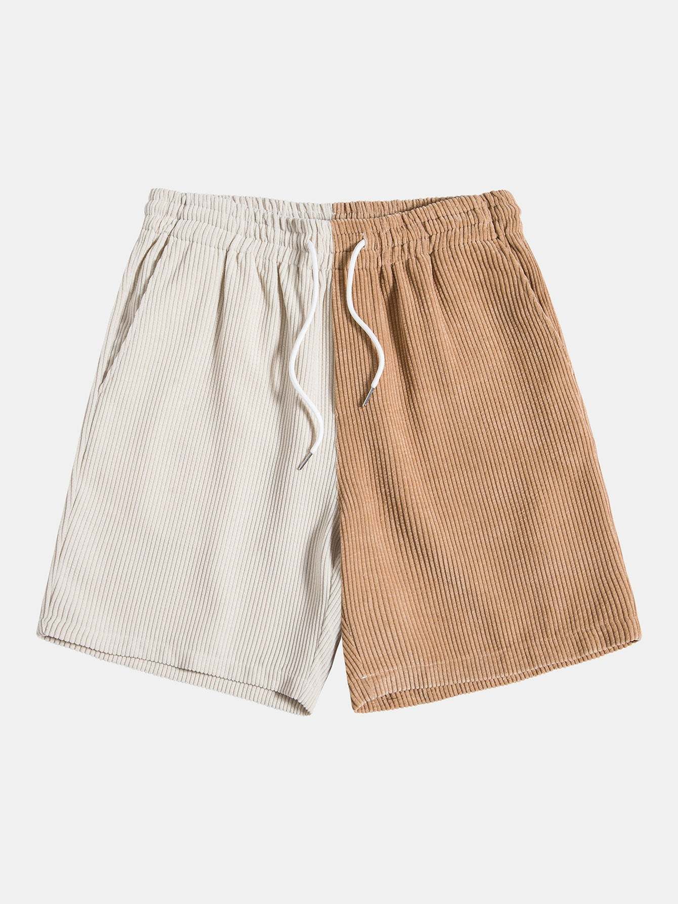 Two Tone Corduroy Shorts-Waves And Trunks