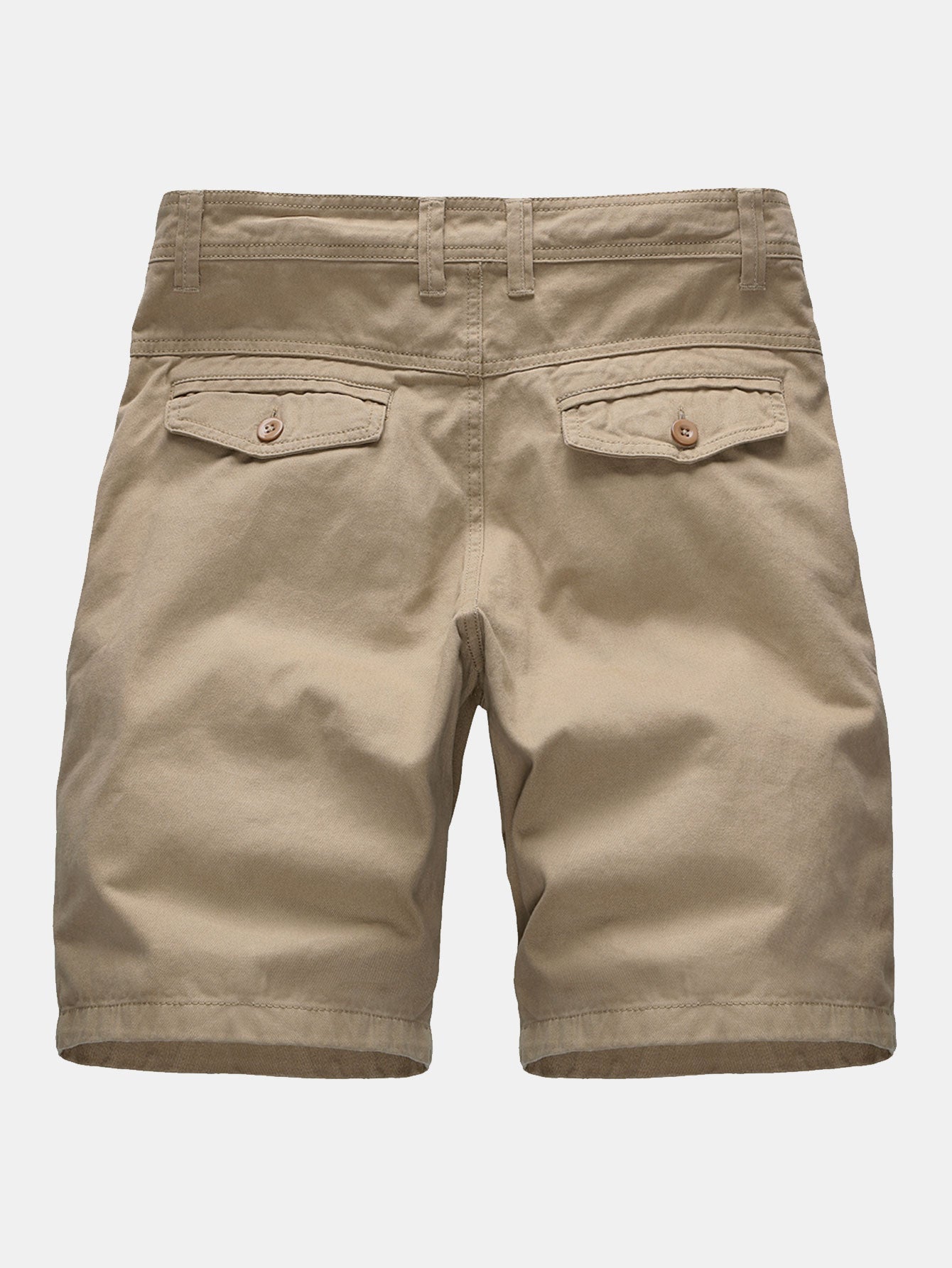 Plain Pattern Chino Shorts-Waves And Trunks