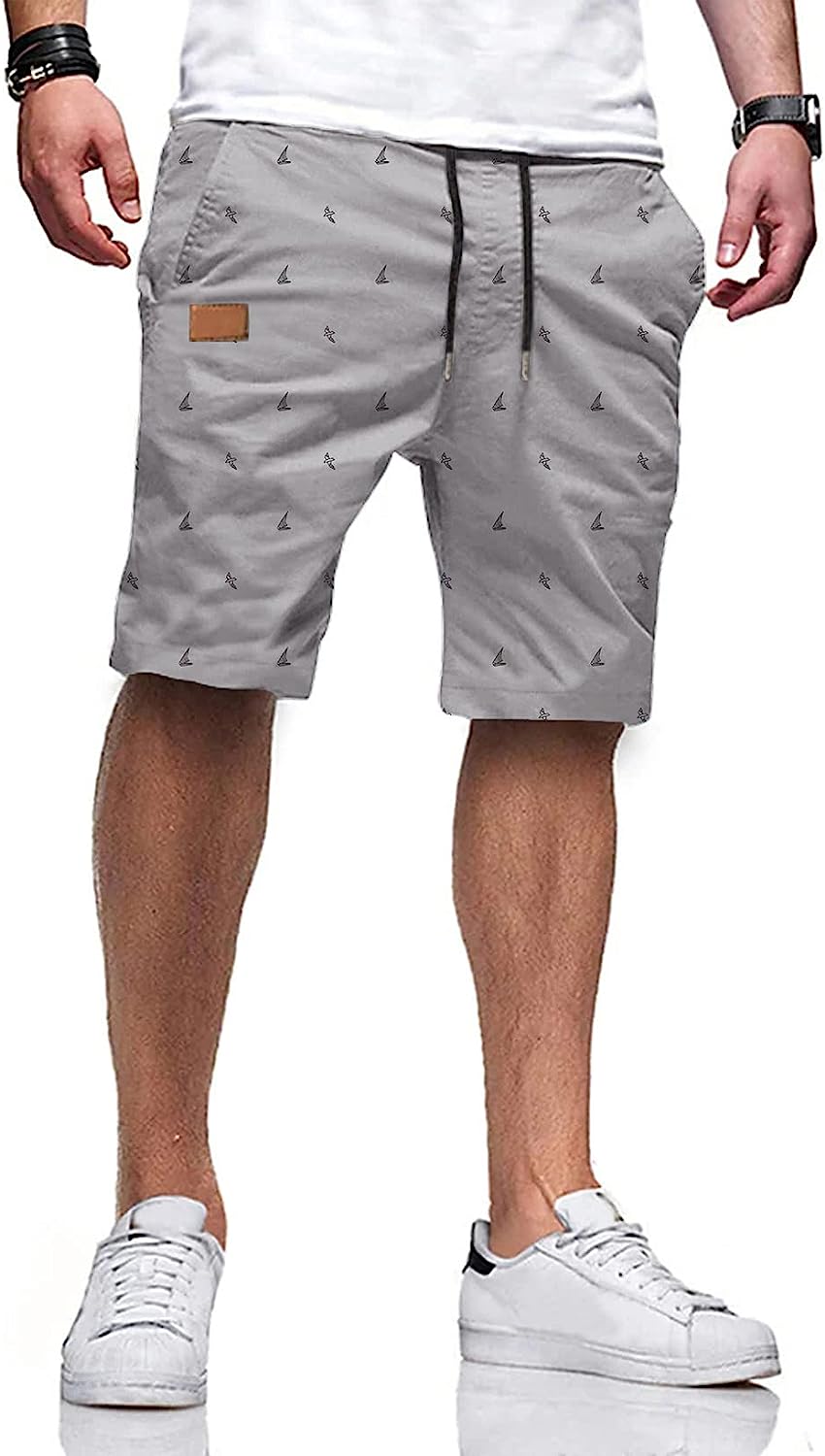 Breathable Comfort Drawstring Summer Shorts-Waves And Trunks