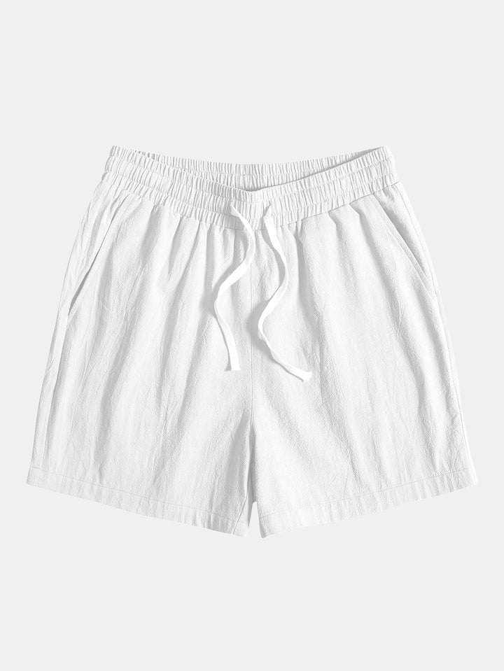 Plain Casual Beach Shorts-Waves And Trunks