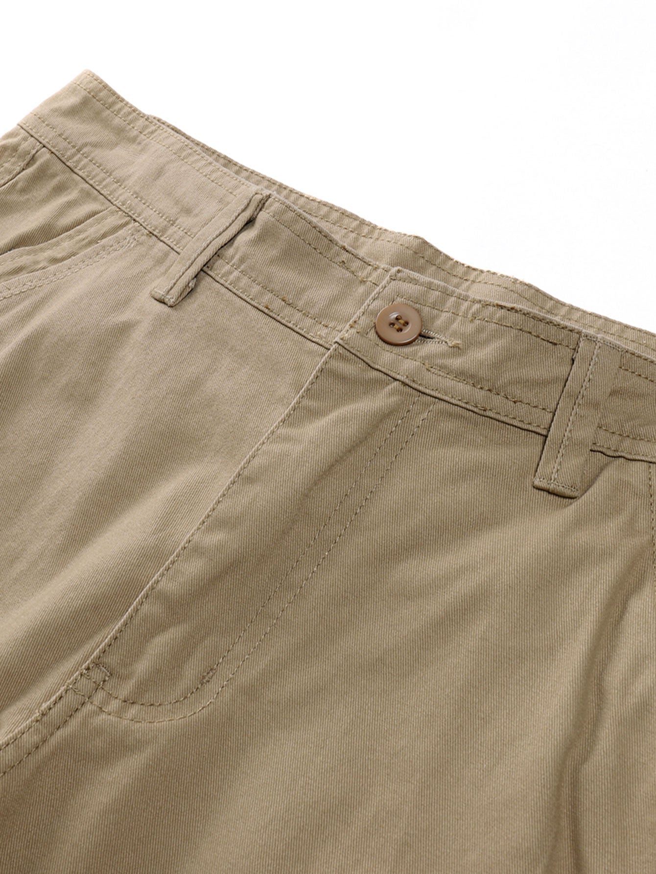 Plain Pattern Chino Shorts-Waves And Trunks