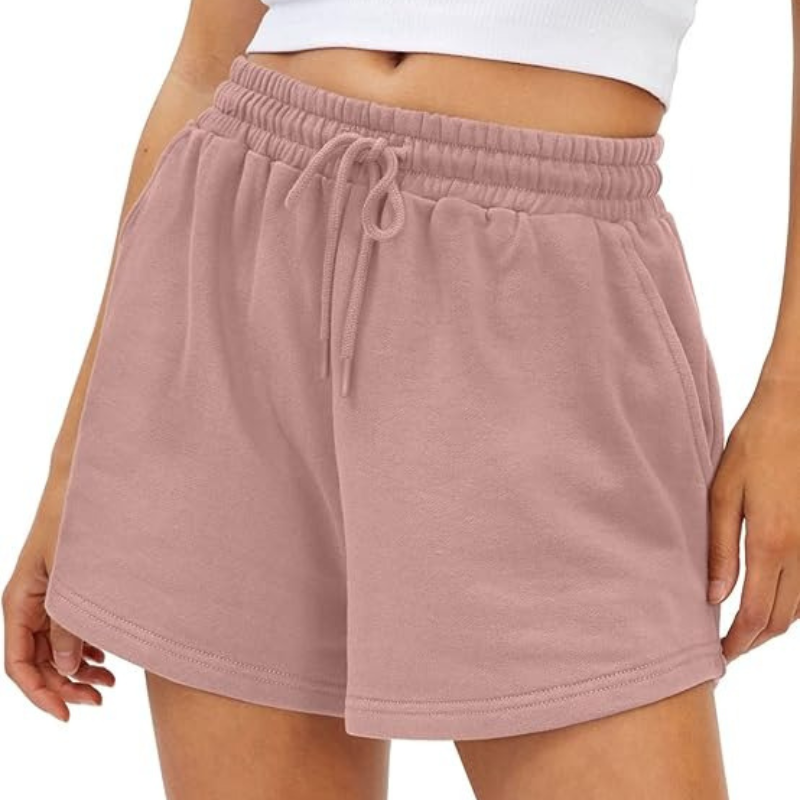 Soft Drawstring Lounge Shorts – Lightweight Comfort with Side Pockets-Waves And Trunks
