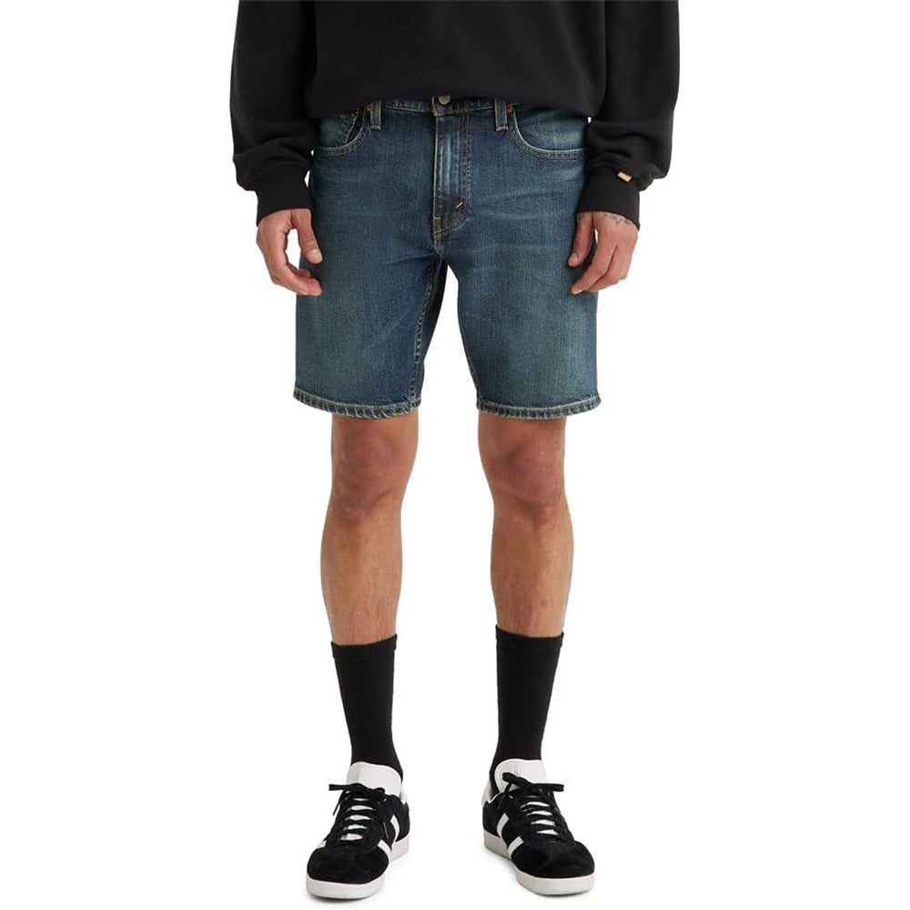 Zipper Closure Denim Shorts-Waves And Trunks